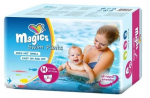Maudymosi sauskelnės Magics Swim Pants, M (9-15kg), 11 vnt.