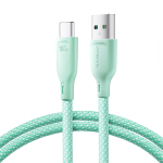 USB Kabelis Joyroom 'SA34-AC6' žalias 'Type-C' 100cm (iki 100W)