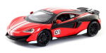 Lenktyninis automobilis Mclaren 600LT NO.01, raudonas