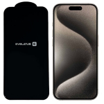 &bdquo;Evelatus Apple iPhone 15&ldquo; &bdquo;Corning Gorilla Glass&ldquo; antistatinis 3D pilnas dėklas, 5 kartų stiprus