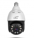 Internetinė rotacinė kamera IP lizdas E27 IP65 PTZ 5Mpix 230V SMART LTC VISION