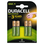 Duracell AAA R03 įkraunami elementai, 4vnt.