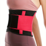 Dvipusis juosmens formuojantis diržas su prakaitavimu. , Raudona