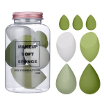7 makiažo kempinėlių rinkinys AVOCADO GREEN GB06ZIE