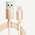 Greito įkrovimo USB laidas, Auksinės spalvos