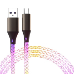 RGB spalvotas USB-C greito įkrovimo laidas, IPhone