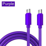 USB-C į USB-C laidas telefonams, Violetinė