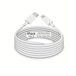 USB-C į Lightning kabelis, 1 pakuotė - 3,3 pėdos / 1 m