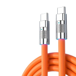 100W USB-C silikoninis greito įkrovimo ir duomenų kabelis, 2 m (6,56 pėdos)