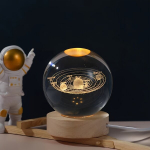 3D kristalinė LED naktinė lempa, Saulės sistema