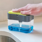 Virtuvinis muilo dozatorius su kempinės laikikliu - 3-in-1 rinkinys.