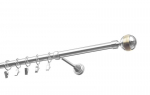 Viengubas karnizas 19mm OLIMP, 200 cm, nerūdijančio plieno