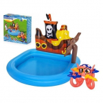 Pripučiama žaidimo aik&scaron;telė Bestway Ships Ahoy, 140x130x104 cm