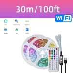 LED juostelių &scaron;viesos, WiFi, Alexa, Google suderinama. , 15M/50FT