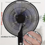 Elektrinio Ventiliatoriaus Apsauginis Dangtis - 45Cm - Tinklinis Dizainas , Juoda