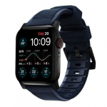 Apyrankė Apple Watch - NOMAD - Juoda - Fluoelastomero guma - Atspari dilimui - Unisex