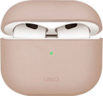 Uniq Lino dėklas Airpods 4 - Silikonas, Rožinis