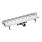 Du&scaron;o latakas Laveo Basso 2in1, 100 cm, Inox (montuojamas prie sienos)