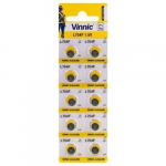 Vinnic LR48, LR754, G5, 1.5V &Scaron;arminės baterijos, 10vnt.