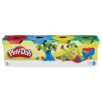 Plastilinas Play-Doh 23241, 4 vnt. pakuotėje: oranžinė, mėlyna, geltona ir žalia, 224 g