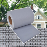 Juostos tinklinei tvorai i&scaron; PVC ritinėlis, &scaron;viesiai pilka, 70 x 0,19 m