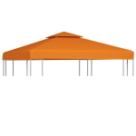 Pakaitinis pavėsinės uždangalas, oranžinis, 3x3m, 310g/m&sup2;