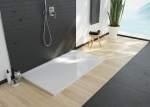 Du&scaron;o padėklas Sanplast Space Mineral B-M/Space 80x100x1,5 spalva balta