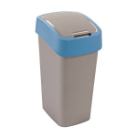 &Scaron;iuk&scaron;liadėžė Curver Flip Bin 50 L, pilka/mėlyna