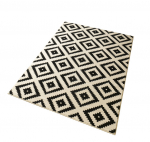 Hanse Home kilimas Diamond Black Cream, 200x290 cm