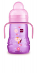 Mokomasis buteliukas MAM Trainer, 6 mėn+, 220 ml, pink