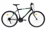Miesto dviratis Bottari Milano 26", juodas/žalias