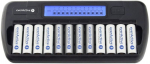 EverActive 1-12 AA/AAA elementų kroviklis su LCD ekranu