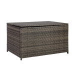 Lauko pagalvių dėžė Wicker, ruda