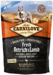 Carnilove Fresh Ostrich & Lamb mažų veislių &scaron;unims 1,5 kg