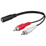 Adapteris Goobay 50092, 3.5mm, 0.2m