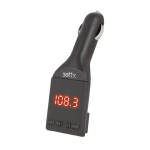 Automobilinis FM moduliatorius Setty FM Bluetooth 4.0, Juoda