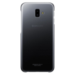 "Samsung J6 Plus" EF-AJ610CB "Gradation Clear Cover", juodas
