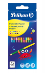 Pelikan dvipusės spalvotos kreidelės, 12 vnt. = 24 spalvos