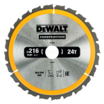 Stacionari 216-30 mm 24 dantų diskinė pjovimo staklė - DeWALT