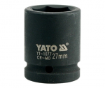Smūginė galvutė &scaron;e&scaron;iakampė Yato 3/4" 27mm (YT-1077)