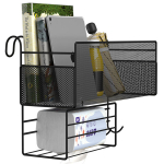 Loft stiliaus virtuvės organizatorius su 3 kabliais