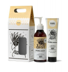 Plaukų priežiūros priemonių rinkinys Yope Mleko Owsiane: &scaron;ampūnas 300 ml + kondicionierius 170 ml