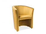 Fotelis Signal Meble TM-1 Velvet, geltonas