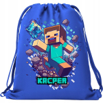 Minecraft Steve deimantinis mai&scaron;elis su vardu vaikams