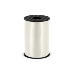 Plastikinė dovanų pakavimo juosta, balta, 5mm/225m
