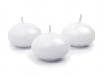 Žvakės, matinės baltos, 4 cm (1 pak/ 50 vnt)
