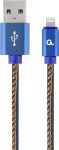 Gembird CC-USB2J-AMLM-1M-BL, USB-A/Lightning, 1 m