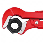 Knipex reguliuojamas vamzdžių raktas su S formos žiaunomis