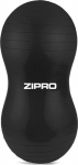 Gimnastikos kamuolys Zipro Peanut su pompa, 45 cm, juodas