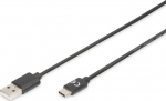 Digitus Usb-a į Usb-c laidas, 1.8m, Ak-300154-018-s